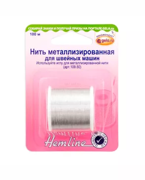 Нить металлизированная, 100м арт. НИ2-223-1-49087