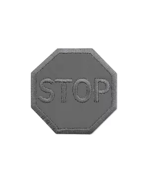Аппликация термо "Stop" р.4.9х4,9см (в упаковке 10 шт.) арт. АТ-31-1-46200 Аппликация термо "Stop" р.4.9х4,9см (в упаковке 10 шт.) арт. АТ-31-1-46200