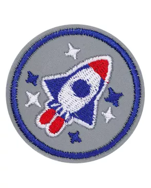 Термоаппликация светоотражающая 'Ракета', d 5,2см Hobby&Pro арт. АРС-61773-1-АРС0001298026 Термоаппликация светоотражающая 'Ракета', d 5,2см Hobby&Pro арт. АРС-61773-1-АРС0001298026
