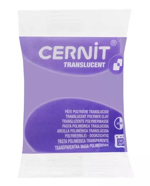 CE0920056 Пластика полимерная запекаемая 'Cernit 'TRANSLUCENT' прозрачный 56 гр. (900 фиолетовый) арт. АРС-5141-1-АРС0001100877 CE0920056 Пластика полимерная запекаемая 'Cernit 'TRANSLUCENT' прозрачный 56 гр. (900 фиолетовый) арт. АРС-5141-1-АРС0001100877