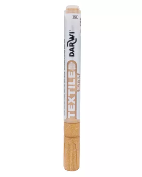 DA0140013 Маркер для ткани Darwi TEX Glitter, 2мм (с блестками) (050 золотой) арт. АРС-32111-1-АРС0000832894