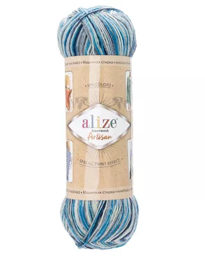 Пряжа Alize Superwash Artisan 100г. 420м. (75% шерсть, 25% полиамид) (9016 секционный) арт. АРС-66562-1-АРС0001316735 Пряжа Alize Superwash Artisan 100г. 420м. (75% шерсть, 25% полиамид) (9016 секционный) арт. АРС-66562-1-АРС0001316735