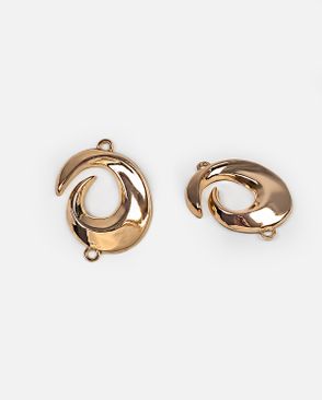 Декоративный элемент пришивной металл р.3х3,5см уп.10шт арт. ДЭМП-64-1-49354.001