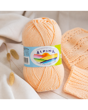 Пряжа ALPINA "MISTY" 70% хлопок, 30% шерсть 10 х 50 г 105 м ± 5 м арт. ГММ-102869-12-ГММ053510436392