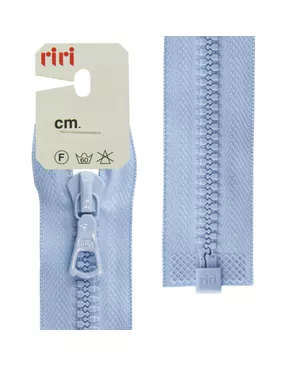 Молния riri тракторная разъёмная 1 замок, 6 мм, 70 cм, цвет 2603, светло-голубой арт. ГЕЛ-24992-1-ГЕЛ0030449