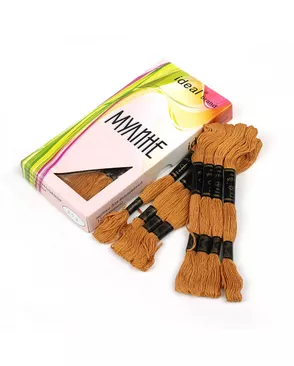 Нитки мулине IDEAL (100% хлопок) 24х8м цв.392 арт. МГ-21677-1-МГ0194426