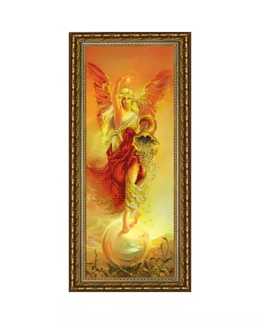 Рисунок на ткани (Бисер) КОНЁК Фортуна с рогом изобилия 25х65 см арт. МГ-49253-1-МГ0602753