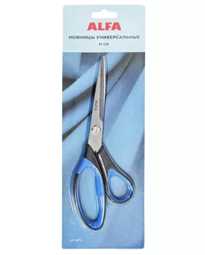 Ножницы общего назначения, 21 см, ALFA арт. СВКТ-5894-1-СВКТ0025997