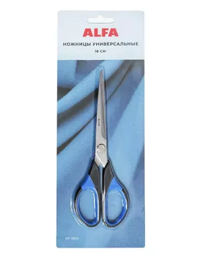 Ножницы общего назначения 18 см ALFA арт. СВКТ-8191-1-СВКТ0031225